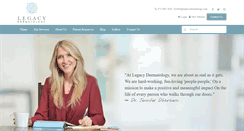 Desktop Screenshot of legacydermatology.com