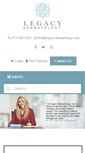 Mobile Screenshot of legacydermatology.com